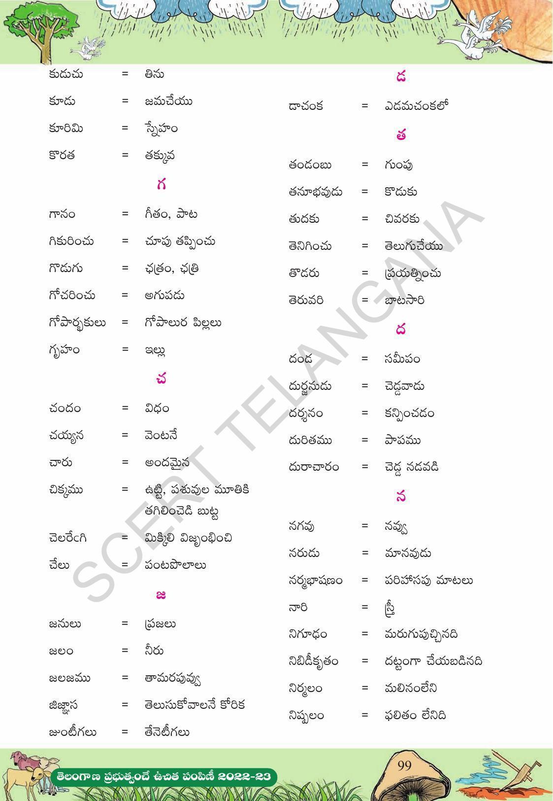 TS SCERT Class 10 Second Language (Telugu Medium) Text Book - Page 217