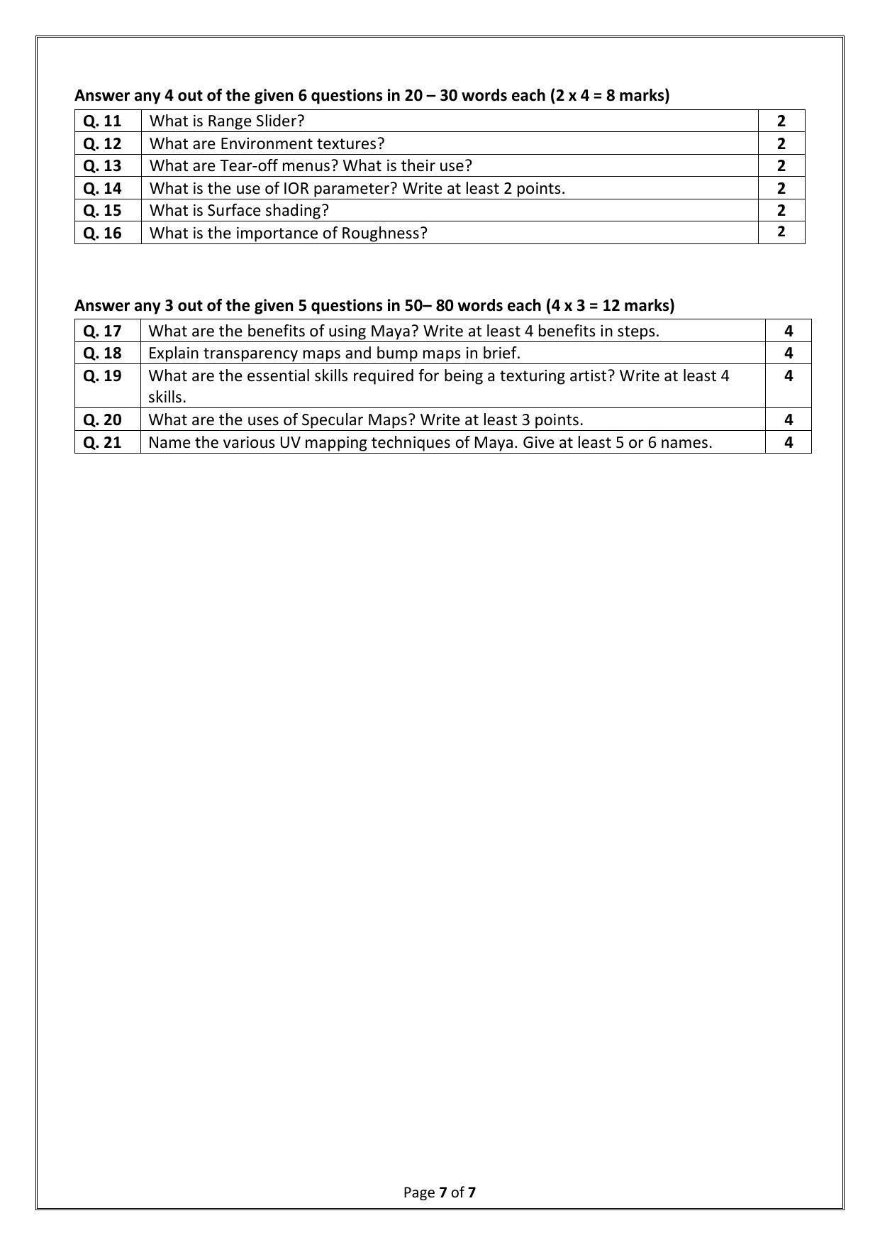 CBSE Class 10 (Skill Education) Multi Media Sample Papers 2023 - Page 7