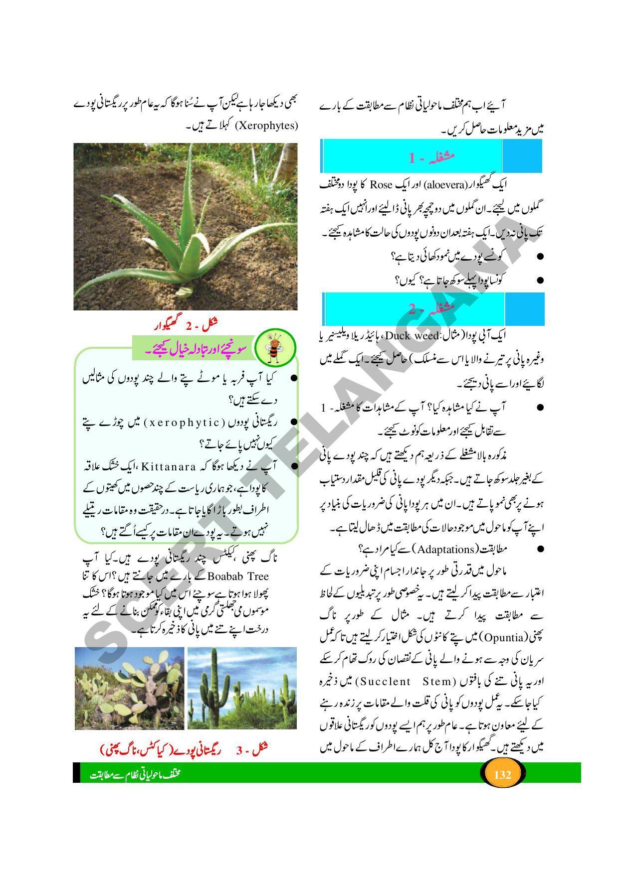 TS SCERT Class 9 Biological Science (Urdu Medium) Text Book - Page 144