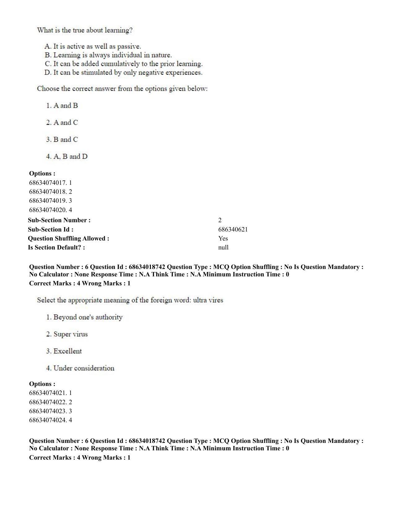 CUET PG 2023: COQP22 – HUQP16 – Philosophy(Eng) - Shift 3 (13-06-2023) Question Paper - Page 9