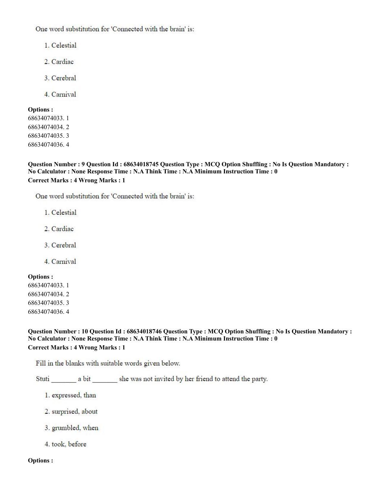 CUET PG 2023: COQP22 – HUQP16 – Philosophy(Eng) - Shift 3 (13-06-2023) Question Paper - Page 12