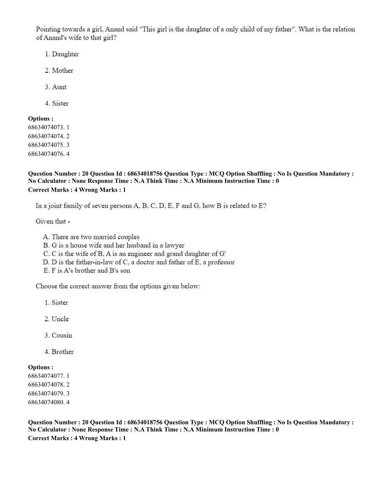 CUET PG 2023: COQP22 – HUQP16 – Philosophy(Eng) - Shift 3 (13-06-2023) Question Paper - Page 22