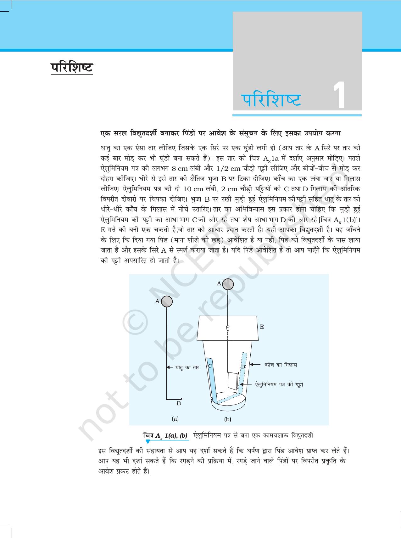 NCERT Laboratory Manuals for Class XII भौतिकी - परिशिष्ट - Page 1