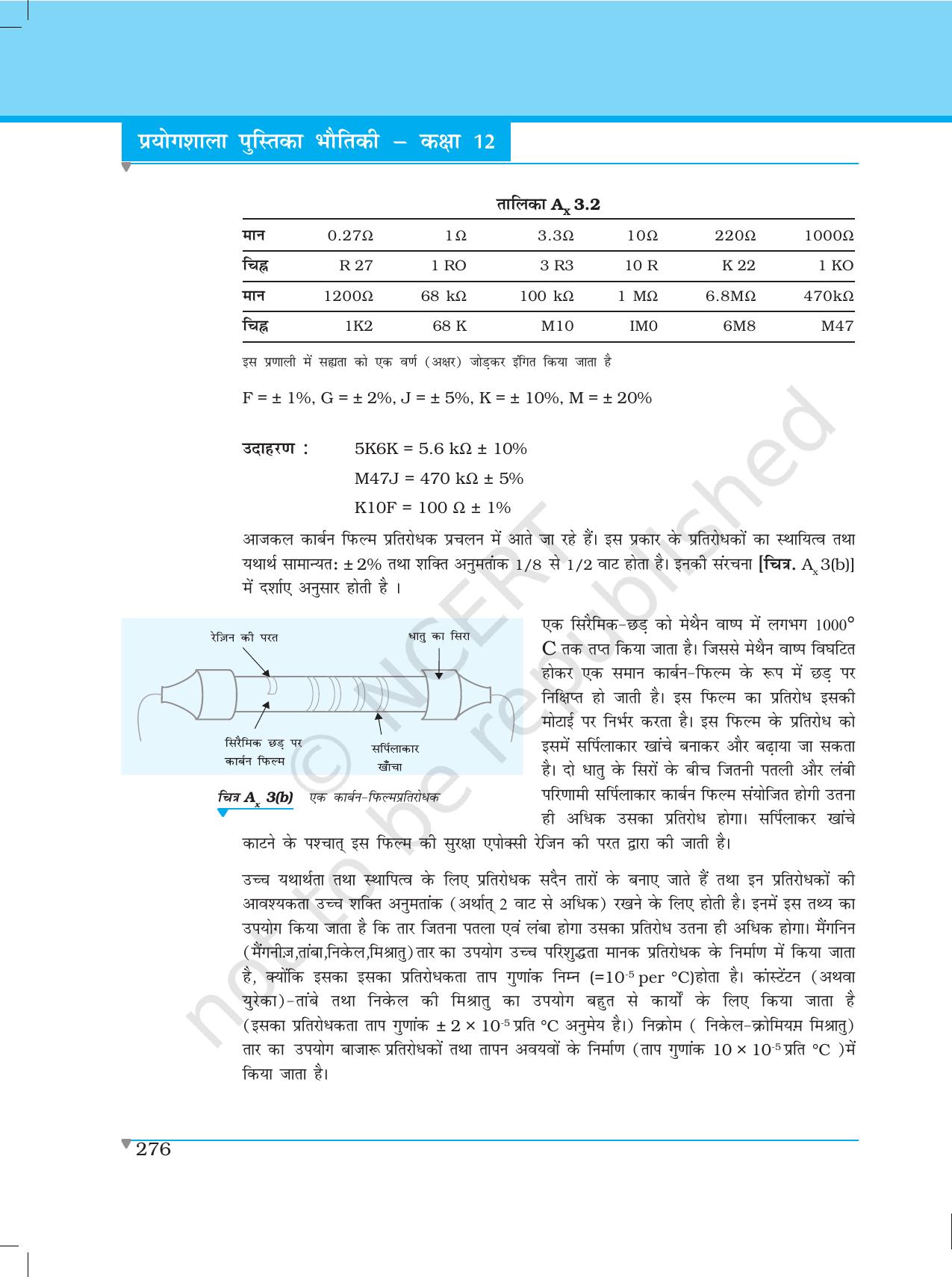 NCERT Laboratory Manuals for Class XII भौतिकी - परिशिष्ट - Page 5