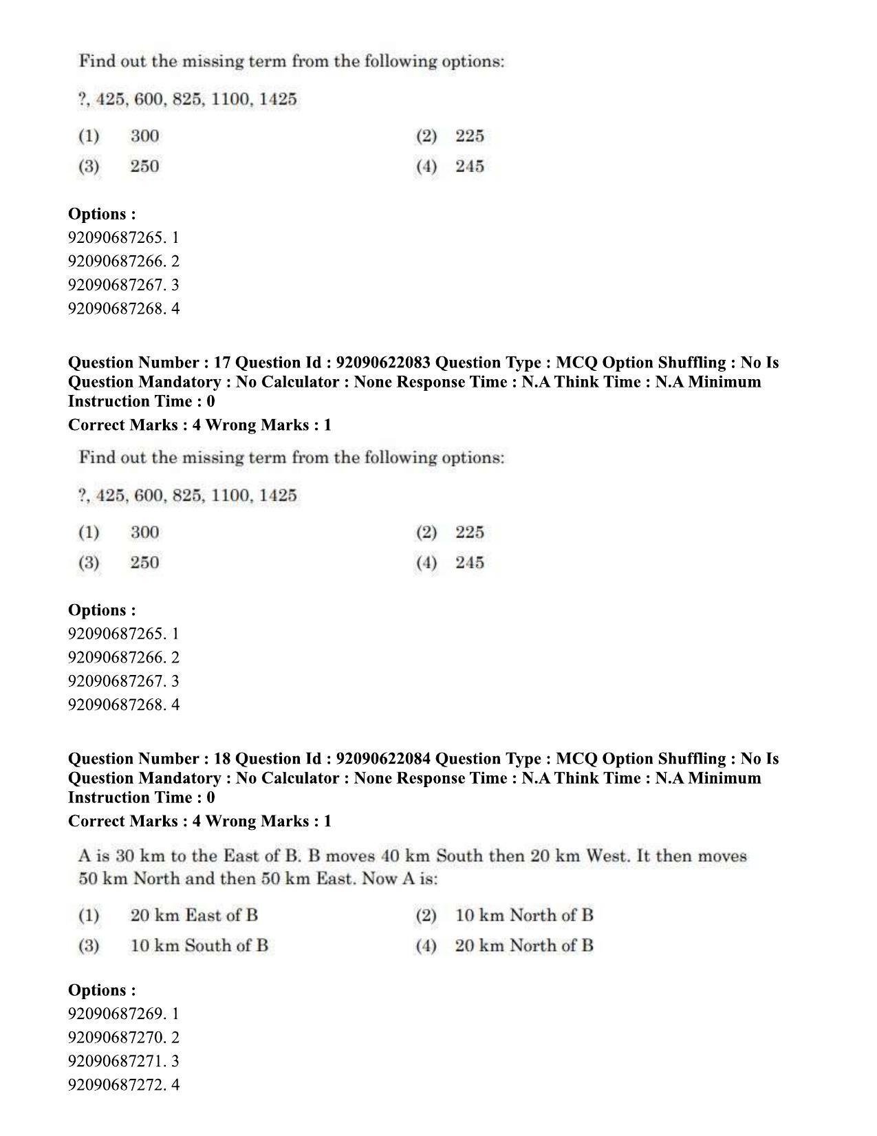 CUET PG 2023: SCQP11 – Environmental Sciences/Studies Eng-Shift 1 (24-06-2023) Question Paper - Page 18