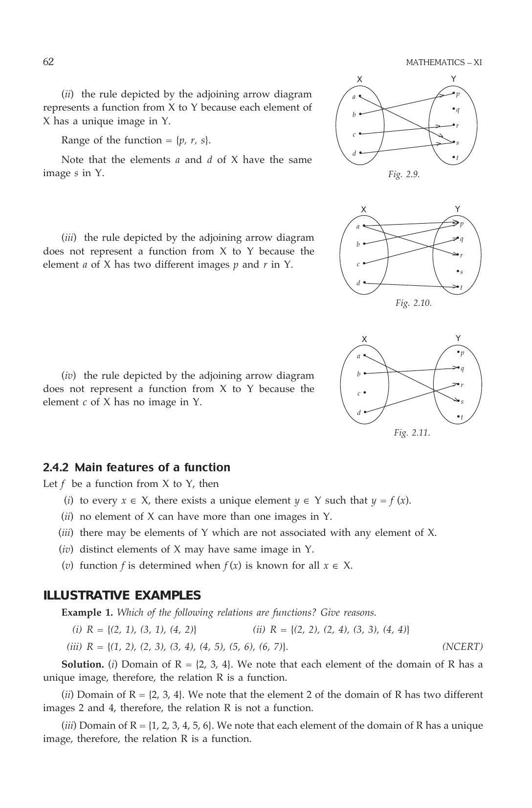 ML Aggarwal Class 11 Solutions: Relations and Functions - Page 14