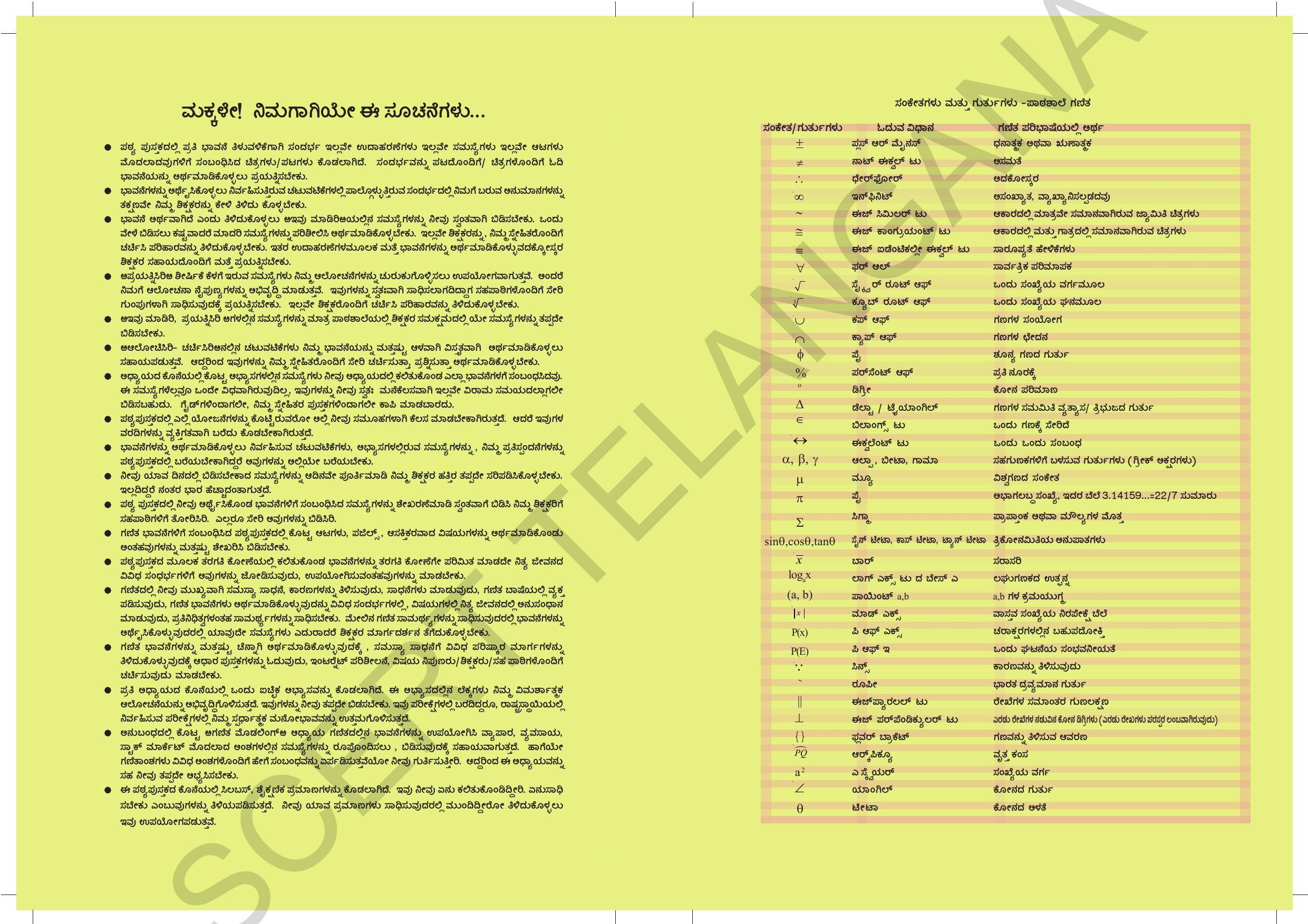 TS SCERT Class 10 Maths (Kannda Medium) Text Book - Page 2