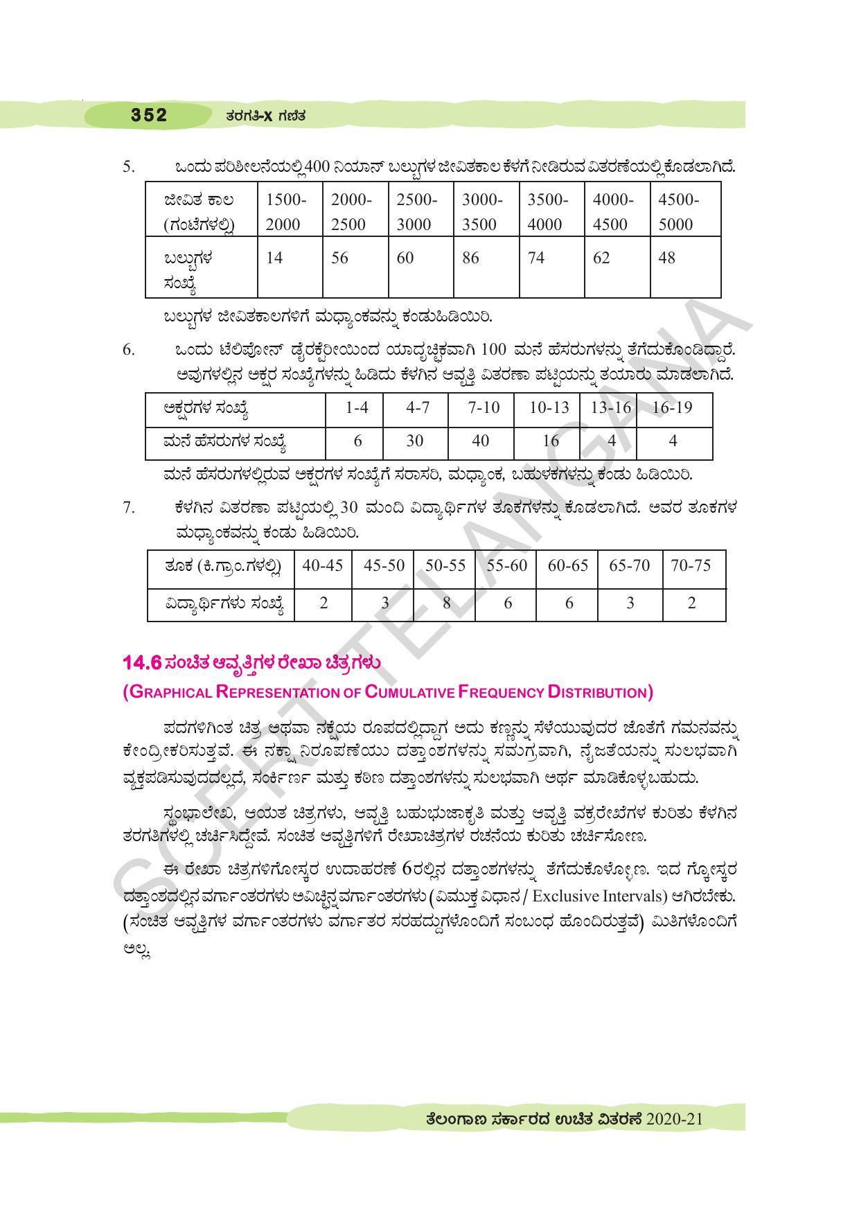 TS SCERT Class 10 Maths (Kannda Medium) Text Book - Page 362