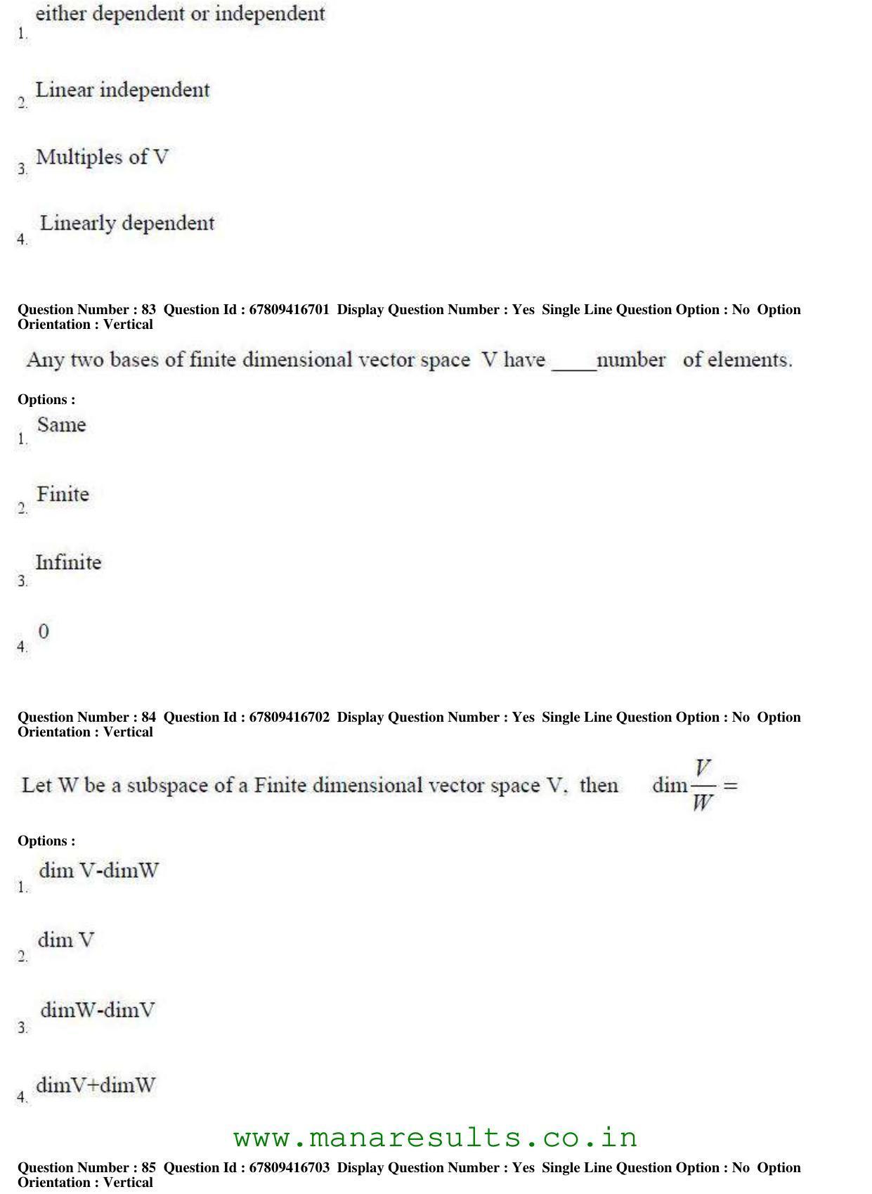 AP ECET 2018 - BSc Mathematics Old Previous Question Papers - Page 32