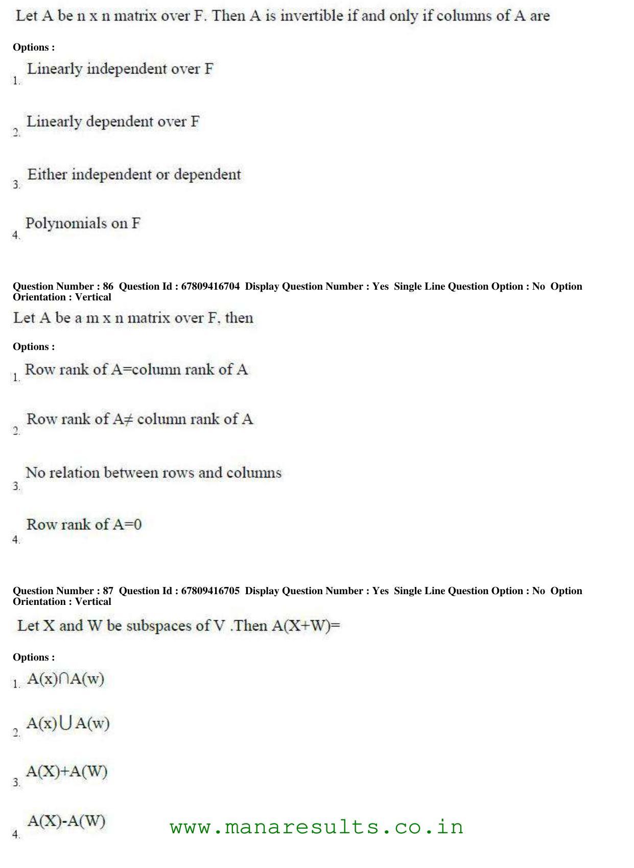 AP ECET 2018 - BSc Mathematics Old Previous Question Papers - Page 33