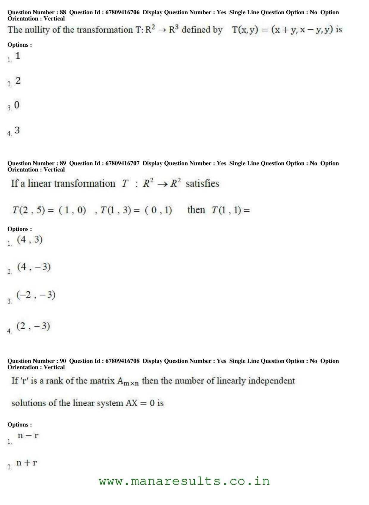 AP ECET 2018 - BSc Mathematics Old Previous Question Papers - Page 34
