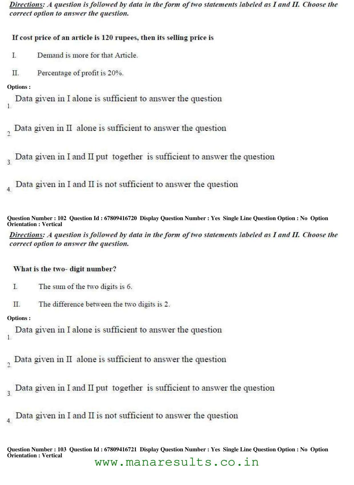 AP ECET 2018 - BSc Mathematics Old Previous Question Papers - Page 39