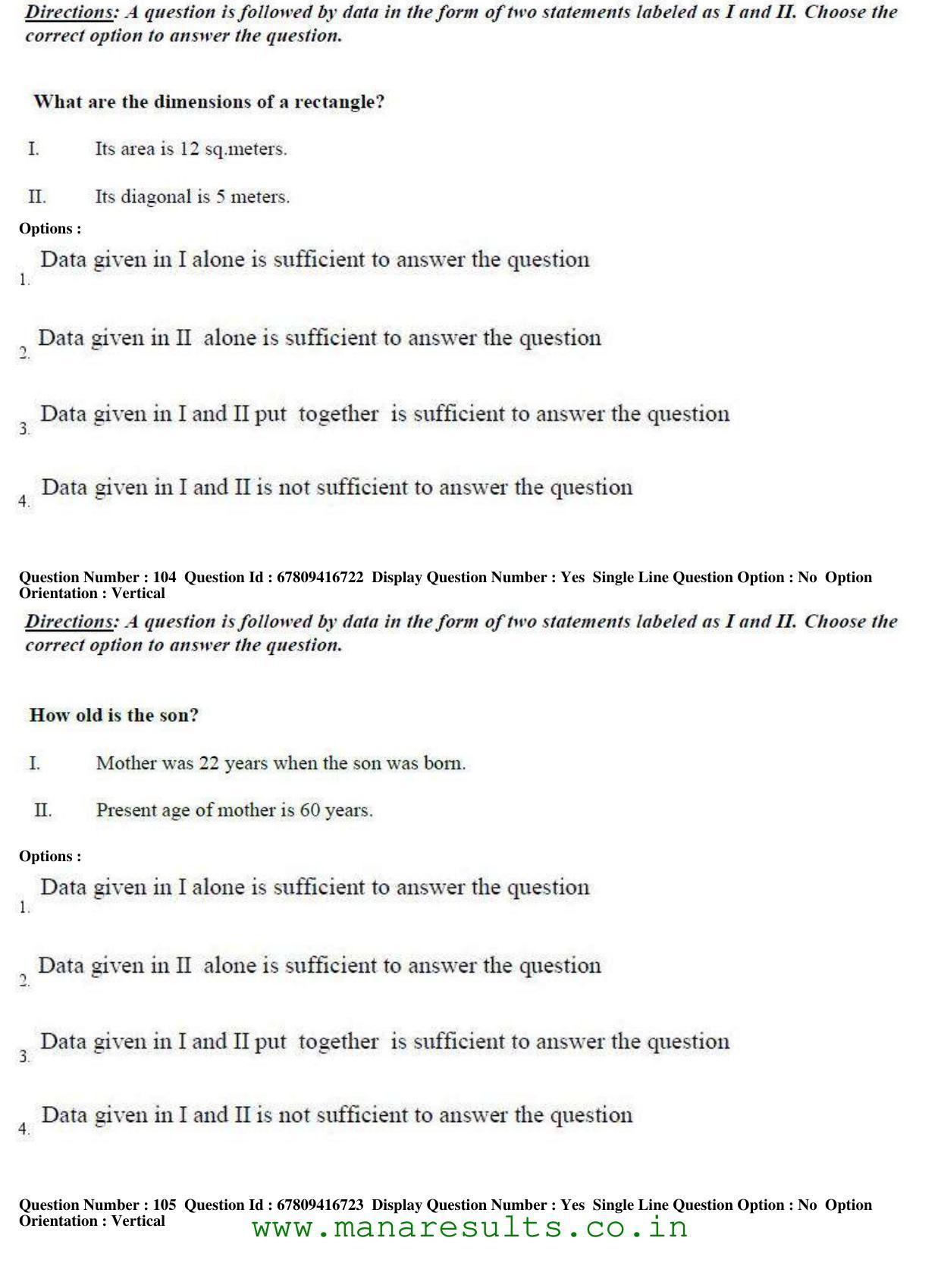 AP ECET 2018 - BSc Mathematics Old Previous Question Papers - Page 40