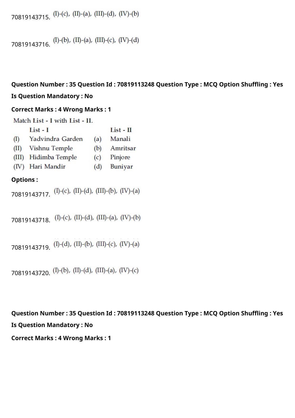 JEE Mains 2021: B Arch & B Planning Punjabi (Shift 2) 23-02-2021 Question Paper - Page 40