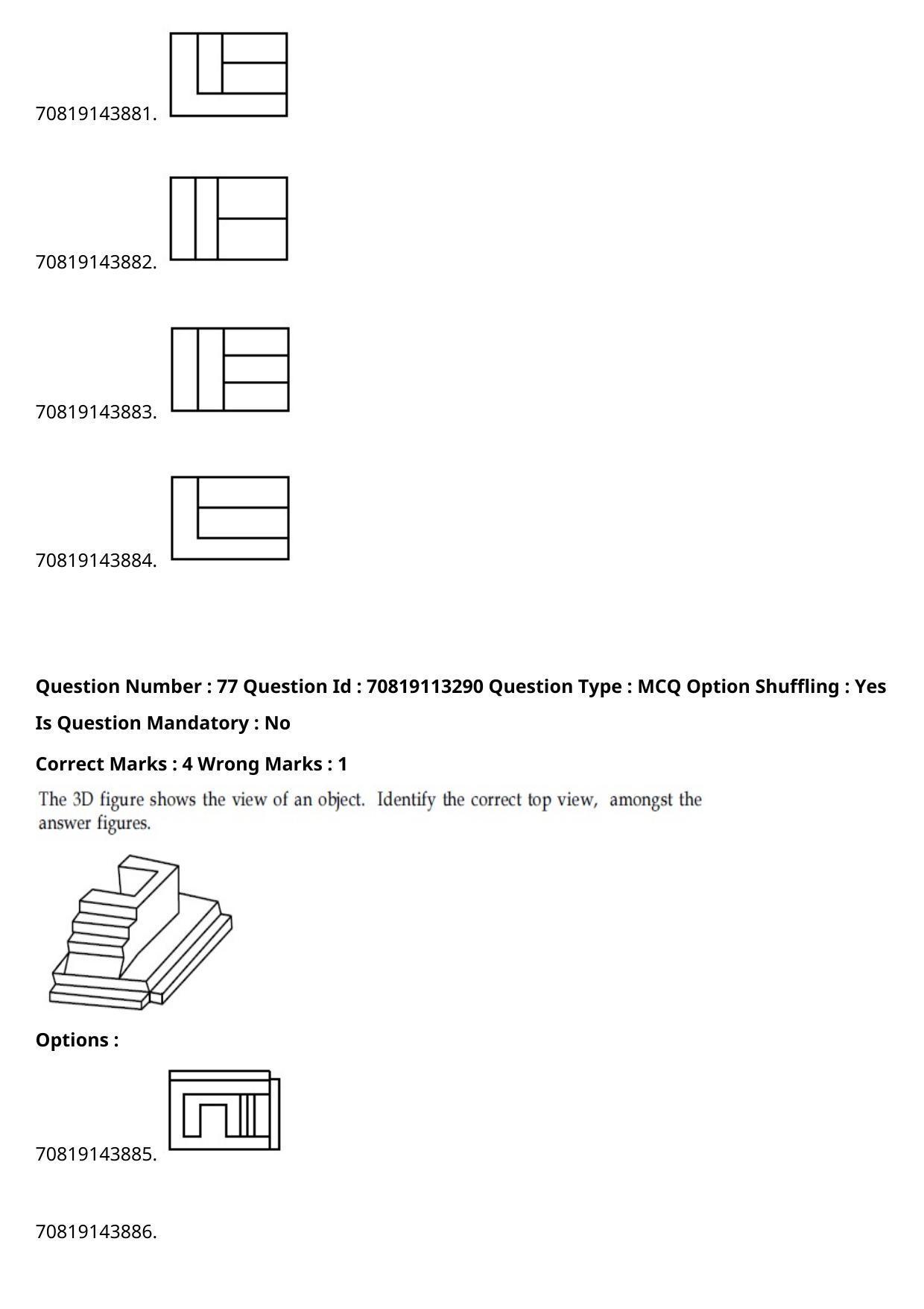 JEE Mains 2021: B Arch & B Planning Punjabi (Shift 2) 23-02-2021 Question Paper - Page 105