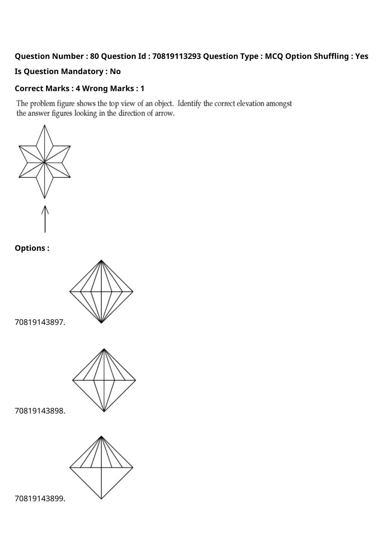 JEE Mains 2021: B Arch & B Planning Punjabi (Shift 2) 23-02-2021 Question Paper - Page 110