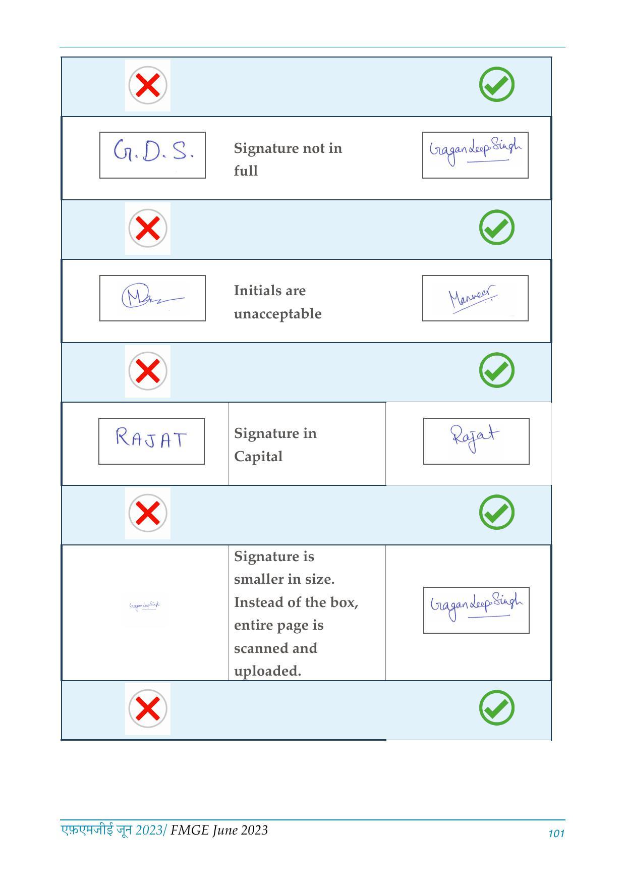 FMGE Information Brochure 2023  - Page 101
