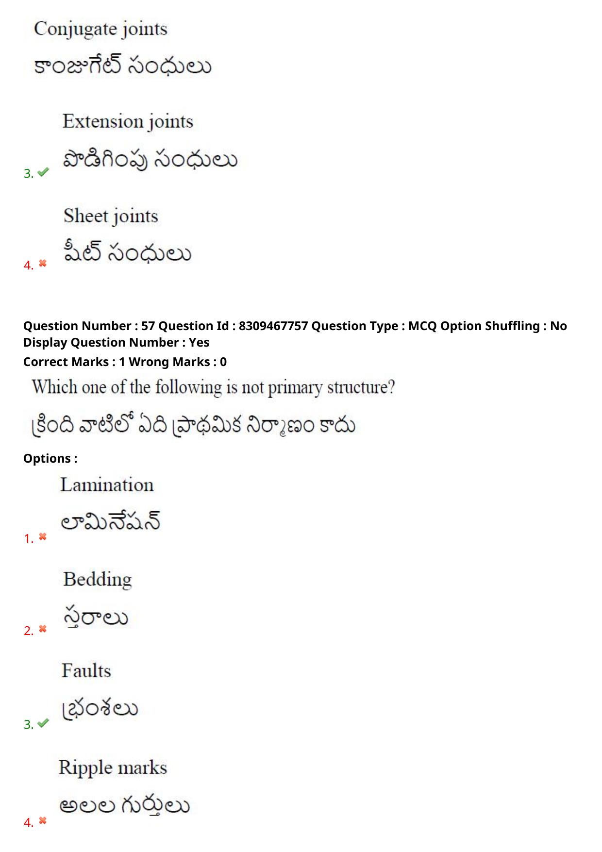 APPGCET 2024 Geology Paper with Answer Key - Page 43