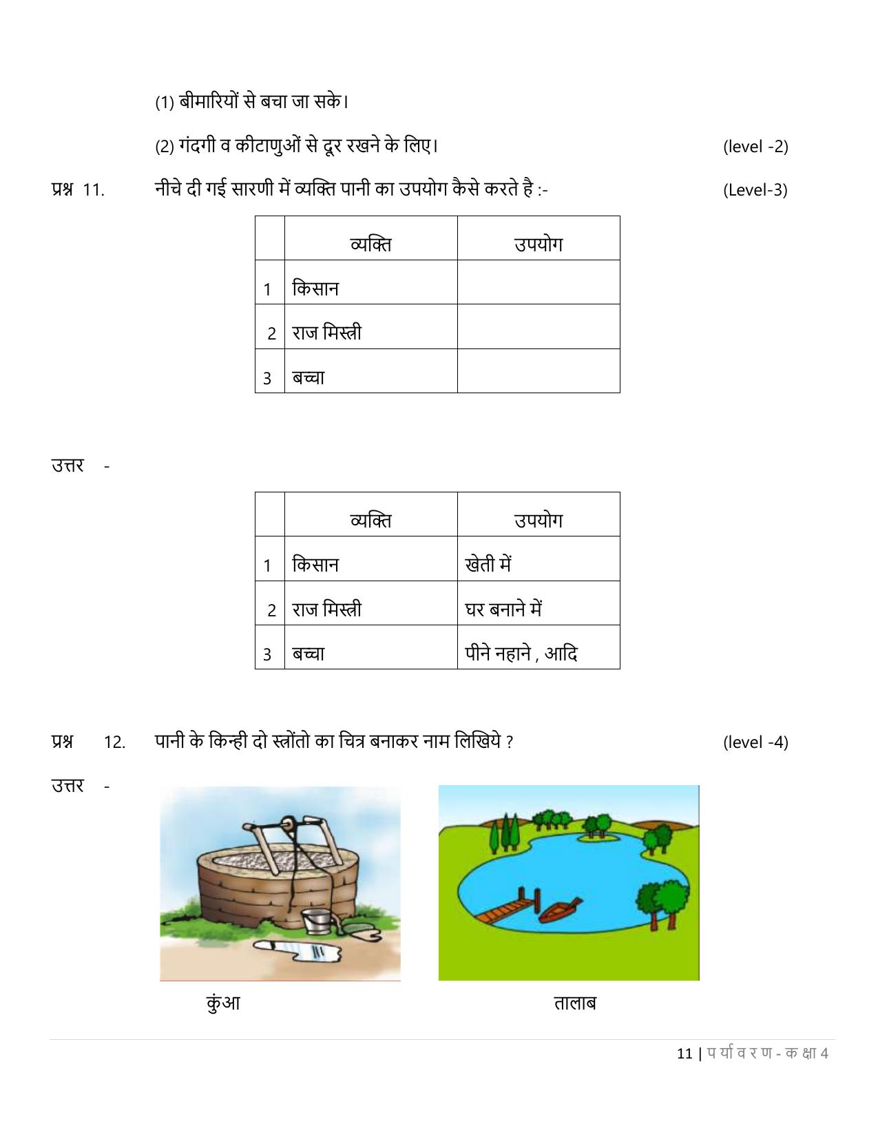 Chhattisgarh Board Class 4 EVS Question Bank - Page 16