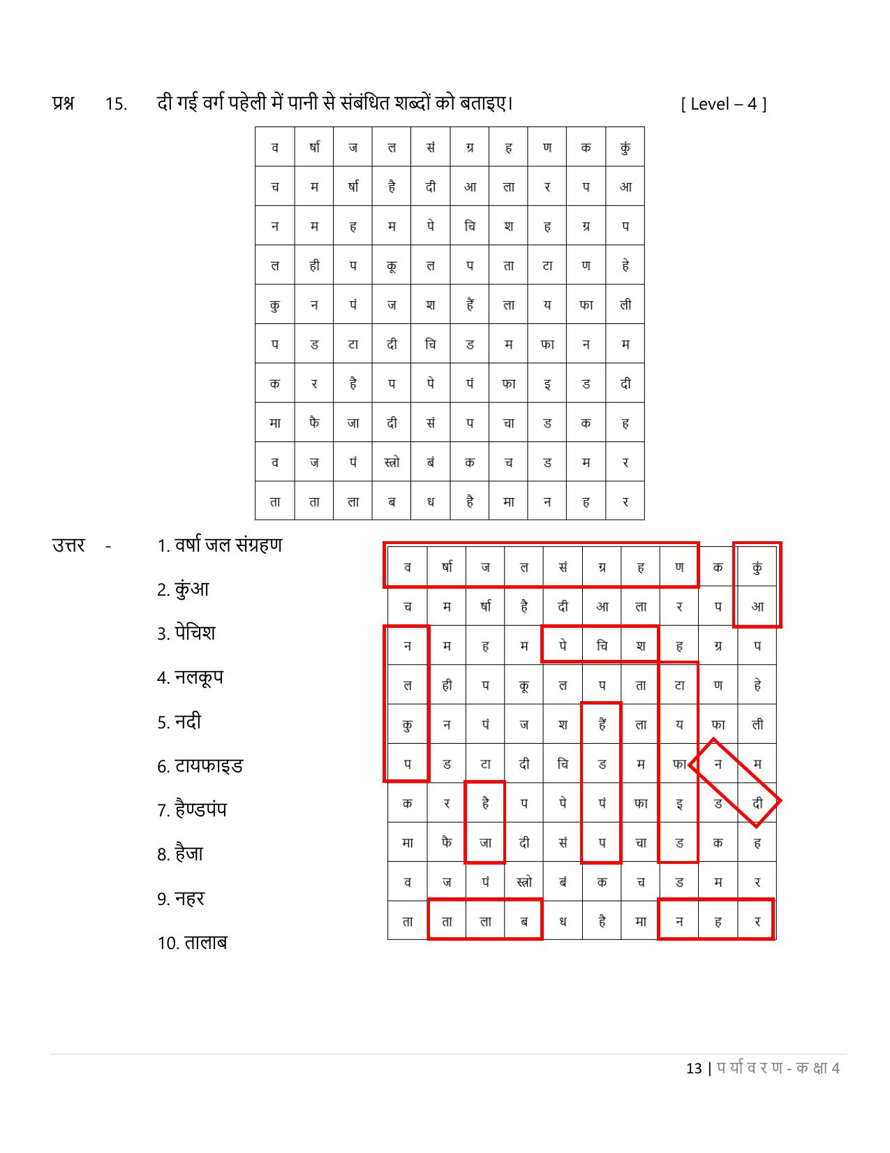 Chhattisgarh Board Class 4 EVS Question Bank - Page 18