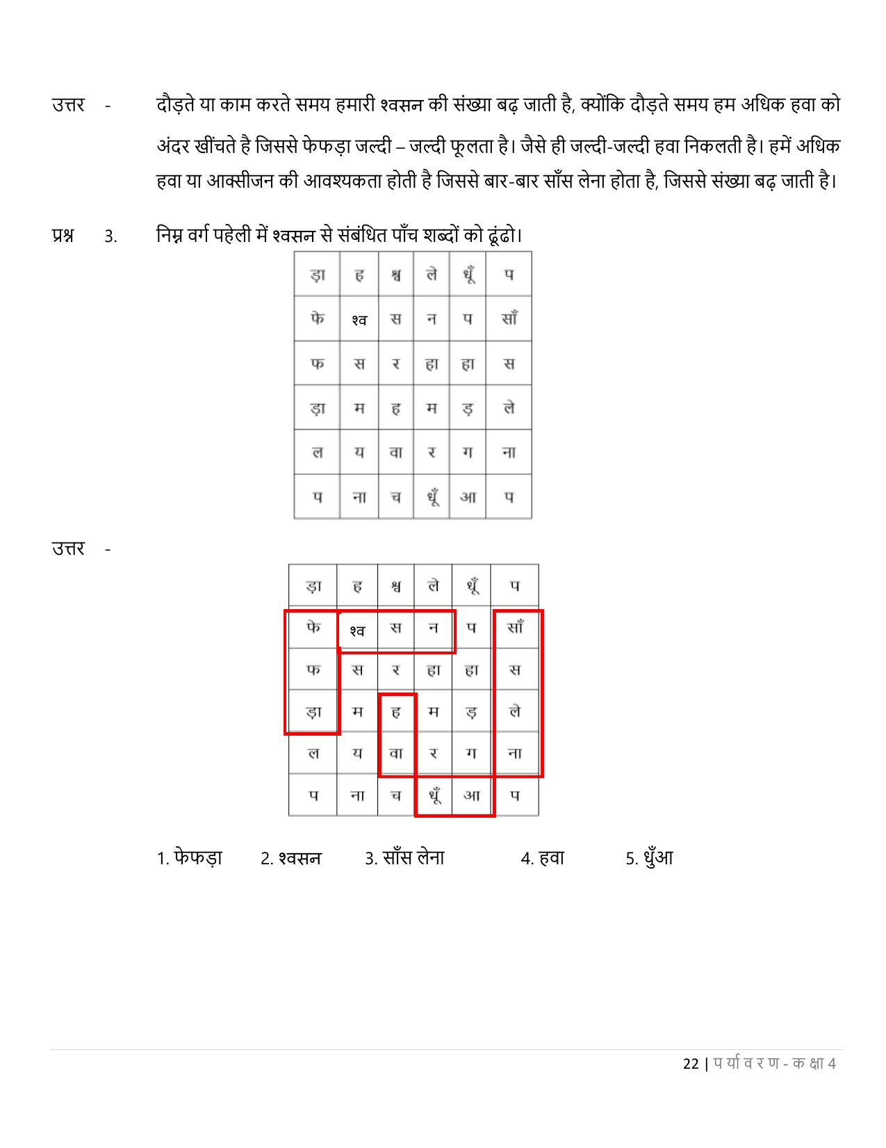 Chhattisgarh Board Class 4 EVS Question Bank - Page 27