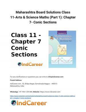 Maharashtra Board Solutions Class 11-Arts & Science Maths (Part 1): Chapter 7- Conic Sections