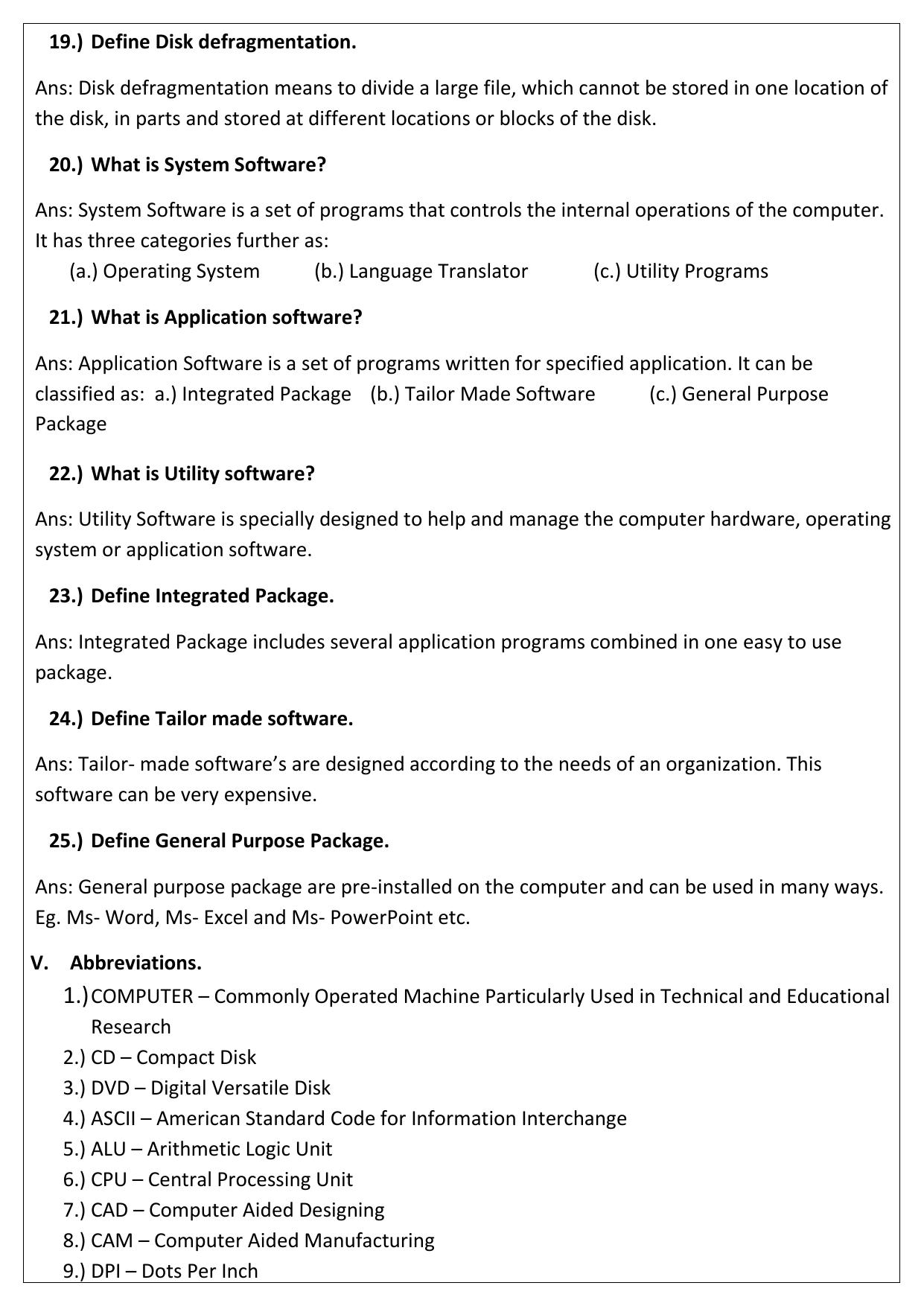CBSE Worksheets for Class 9 Computer Science Assignment 3 - Page 7