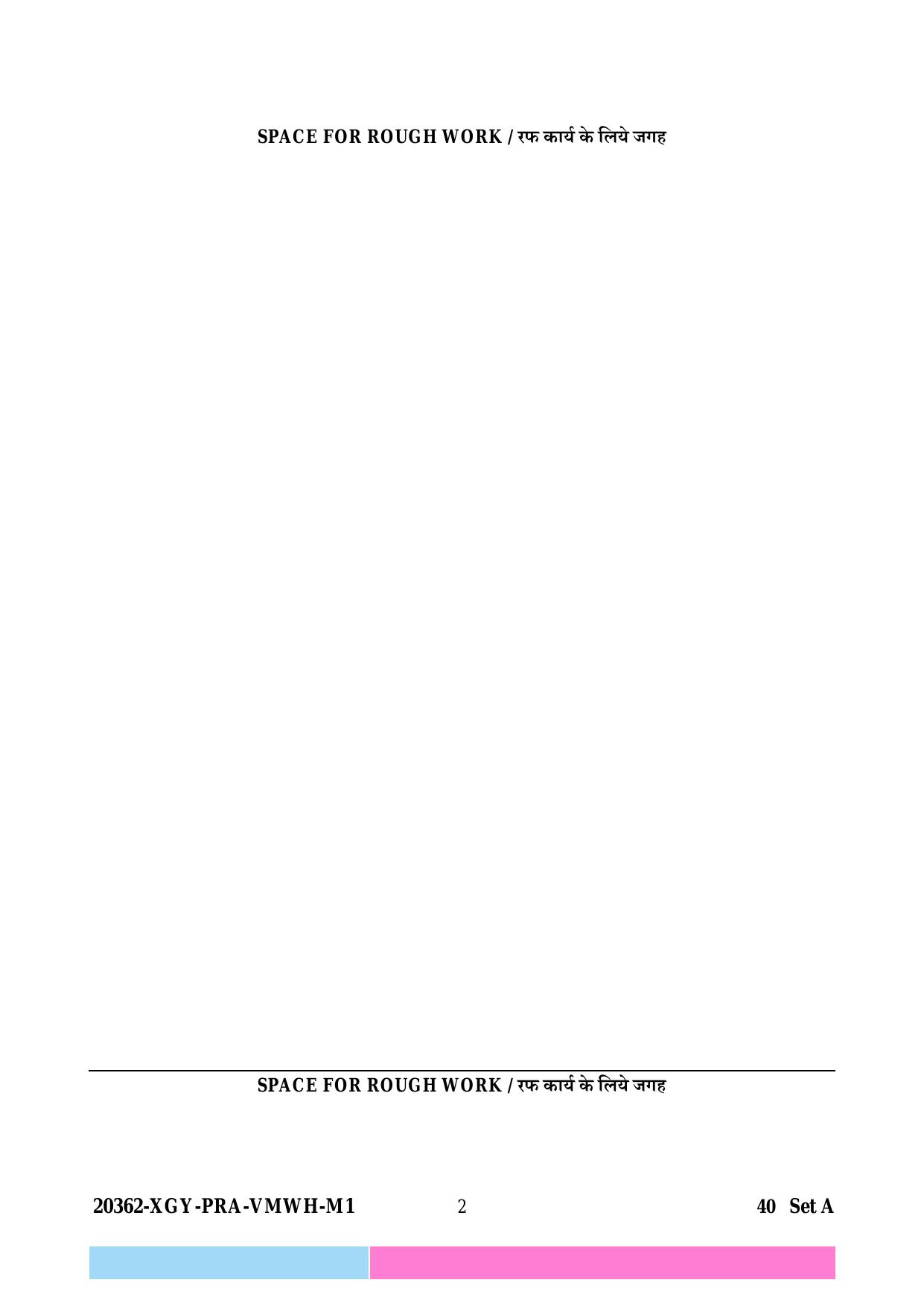 CG B.Sc Nursing 2023 Question Paper - Page 2