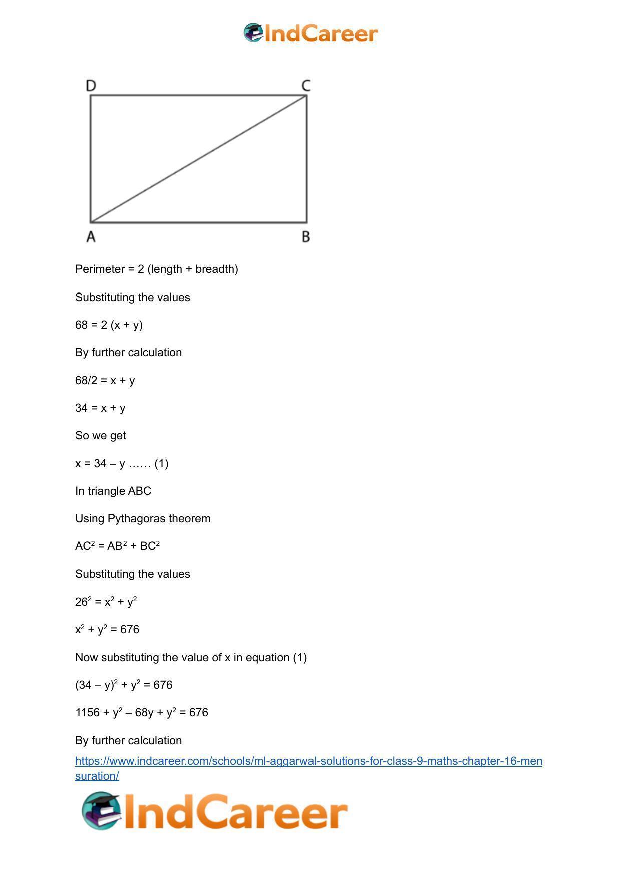 ML Aggarwal Solutions for Class 9 Maths Chapter 16- Mensuration - Page 101