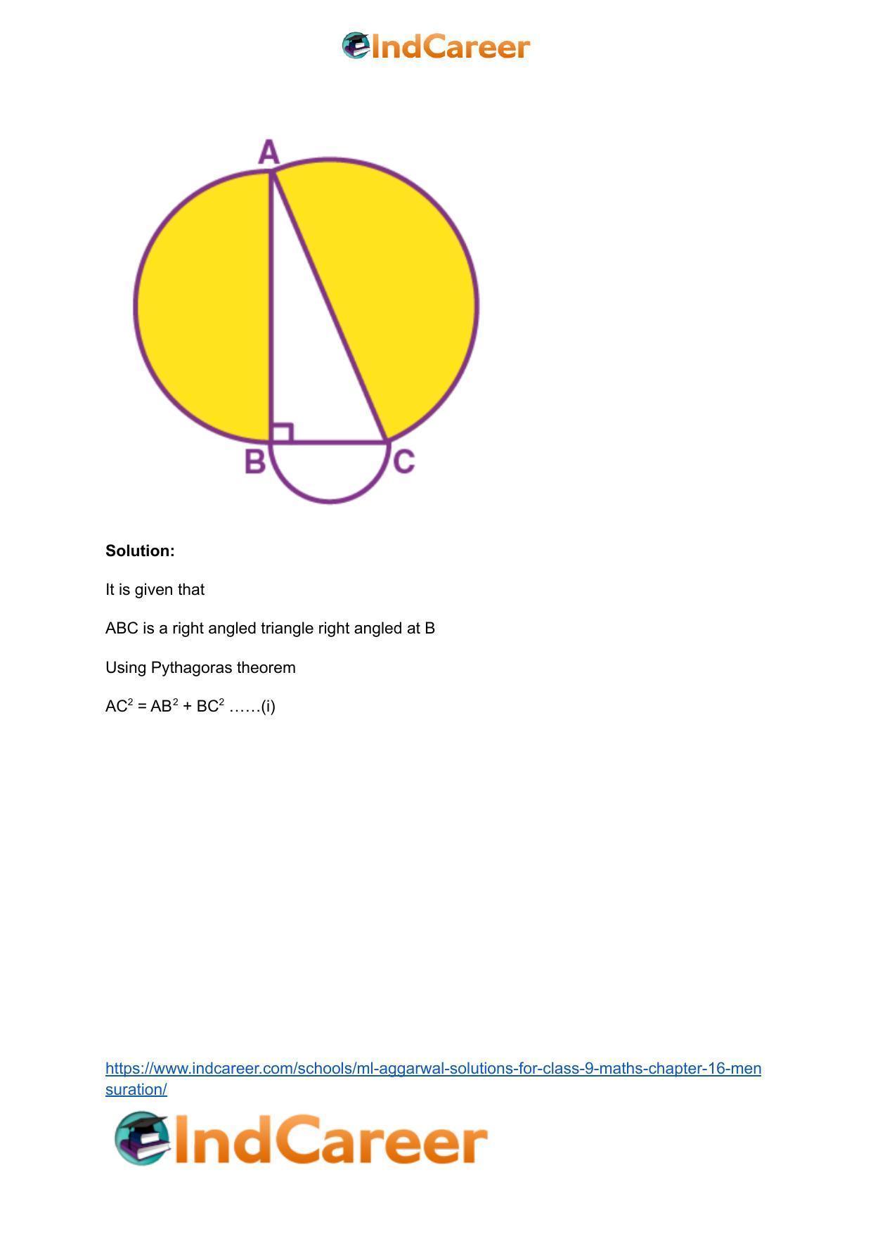 ML Aggarwal Solutions for Class 9 Maths Chapter 16- Mensuration - Page 243