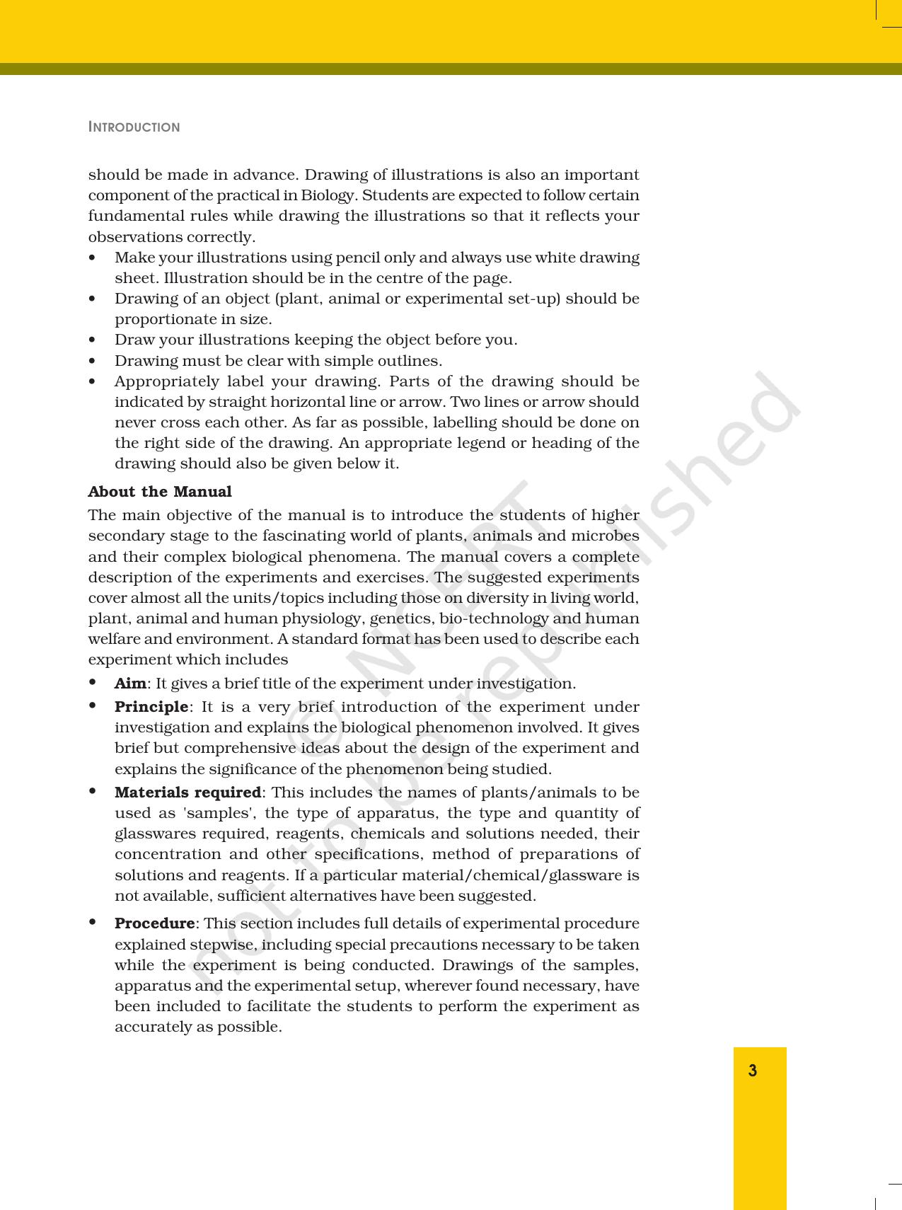 NCERT Laboratory Manuals for Class XII Biology - Exercise 1 - Page 3