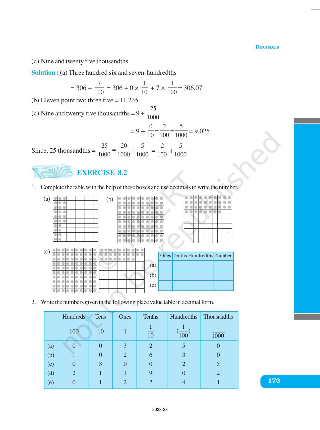 NCERT Book for Class 6 Maths: Chapter 8-Decimals - Page 10