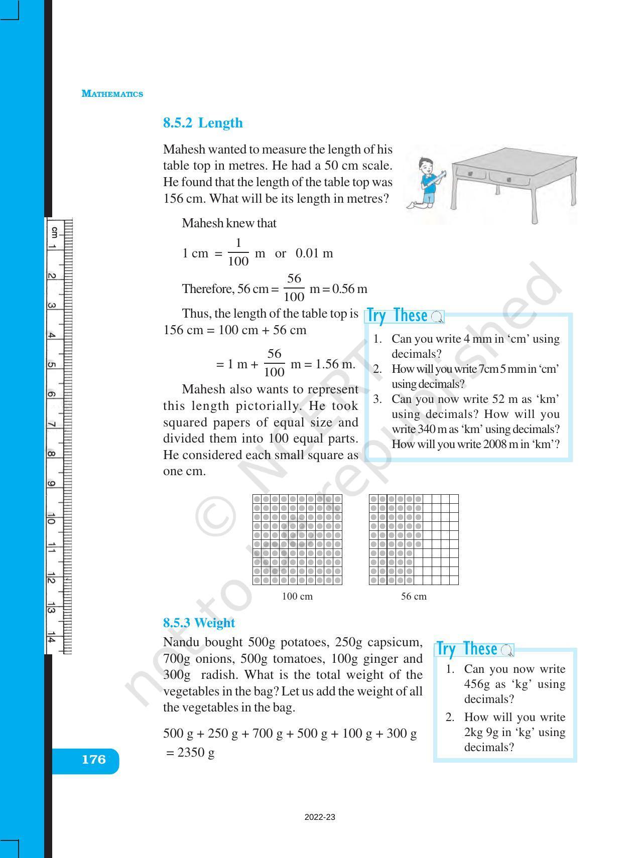 NCERT Book for Class 6 Maths: Chapter 8-Decimals - Page 13
