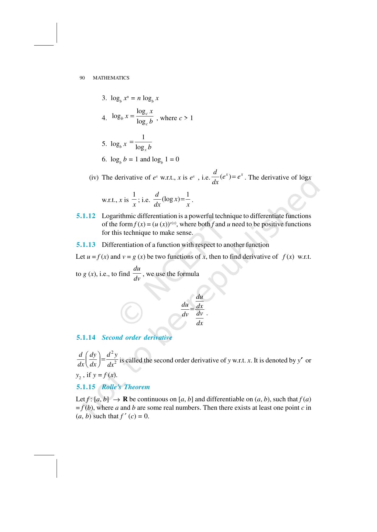 NCERT Exemplar Class 12: Mathematics Unit 5 (Continuity And Differentiability) - Page 5