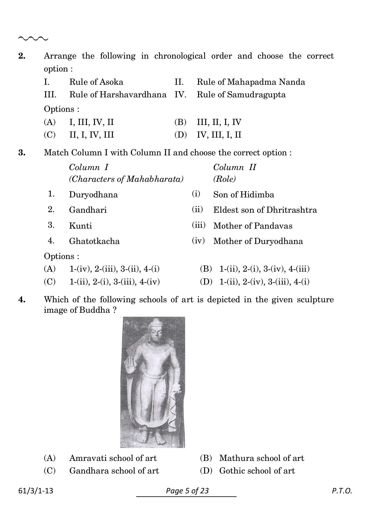 CBSE Class 12 61-3-1 History 2024 Question Paper - Page 5