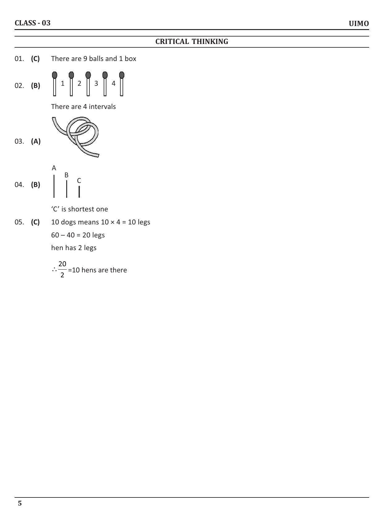 UIMO Class 3 2023 Sample Paper - Page 5