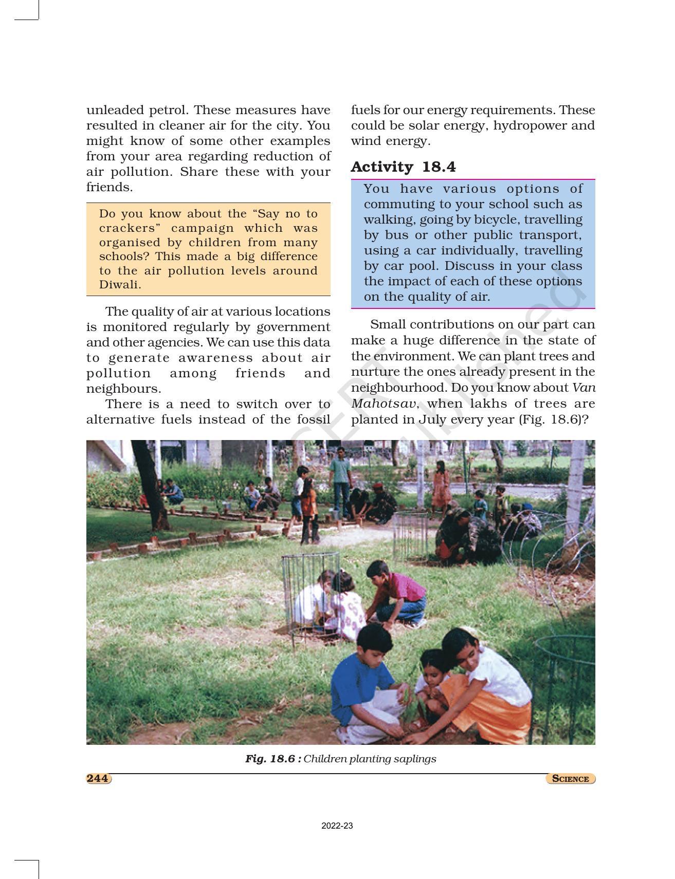 NCERT Book for Class 8 Science Chapter 18 Pollution of Air and Water - Page 6