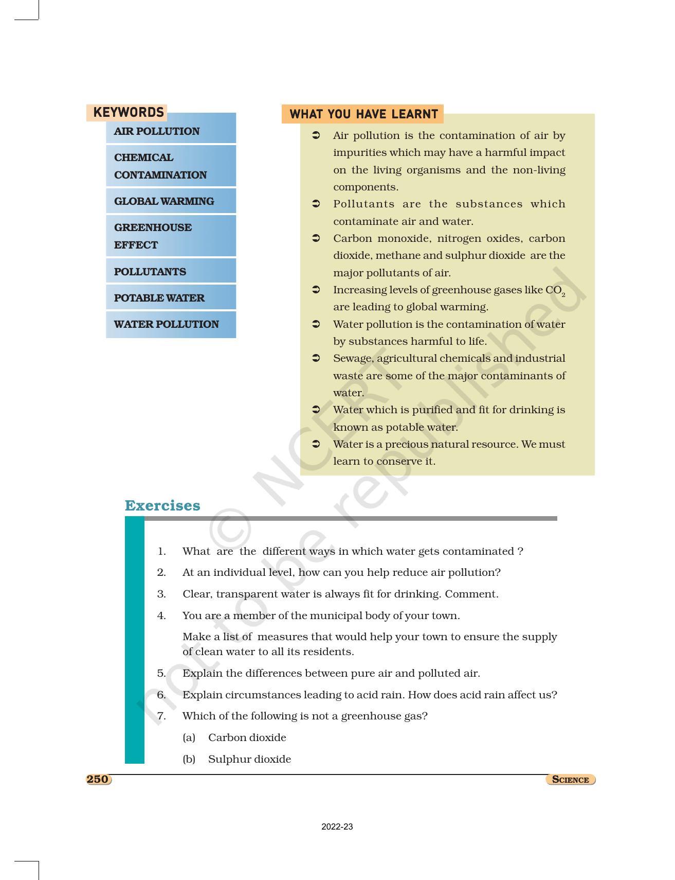 NCERT Book for Class 8 Science Chapter 18 Pollution of Air and Water - Page 12
