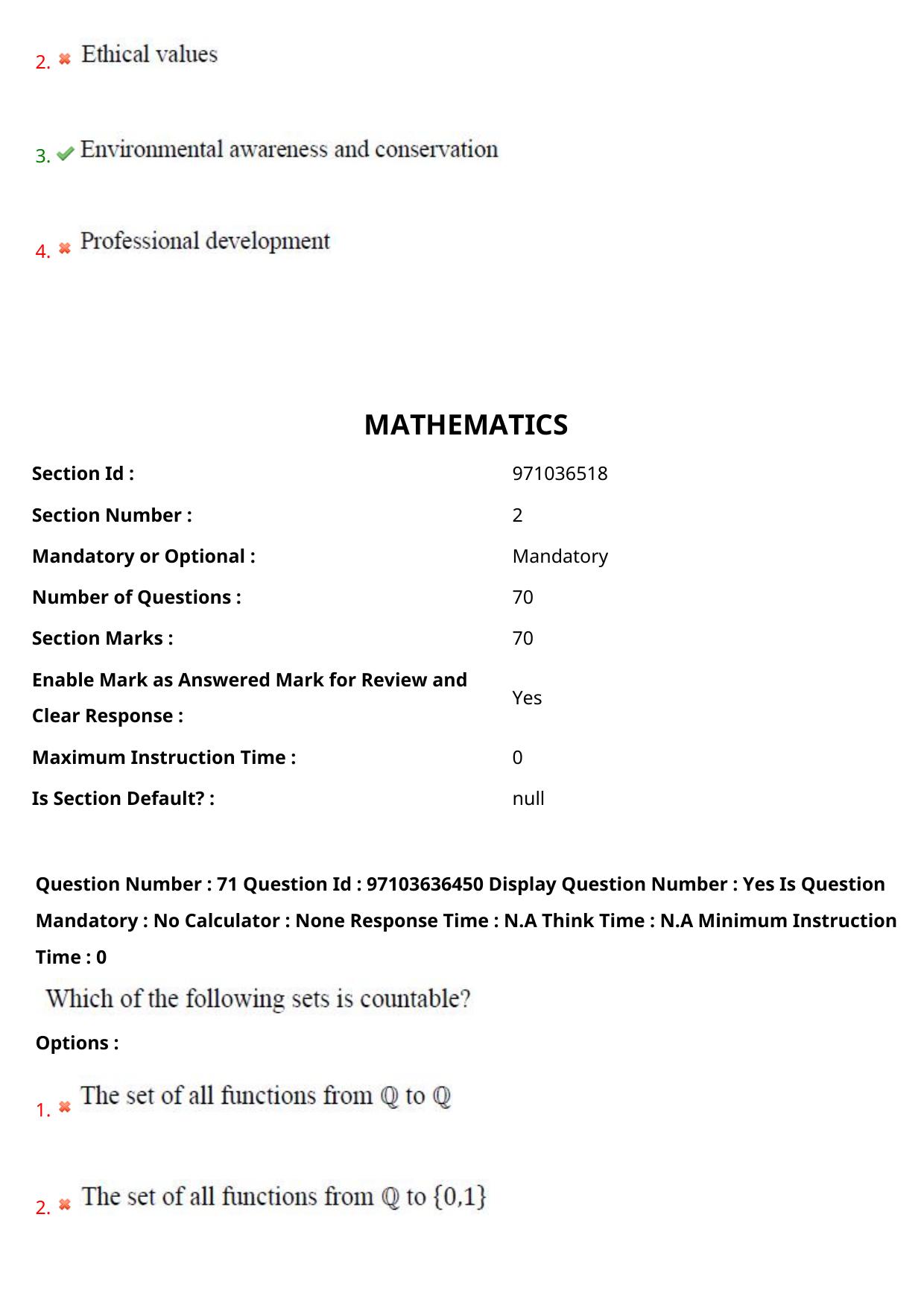 AP RCET 2024 Mathematics Question Paper (04-05-2024 (Saturday) Session-I) - Page 43
