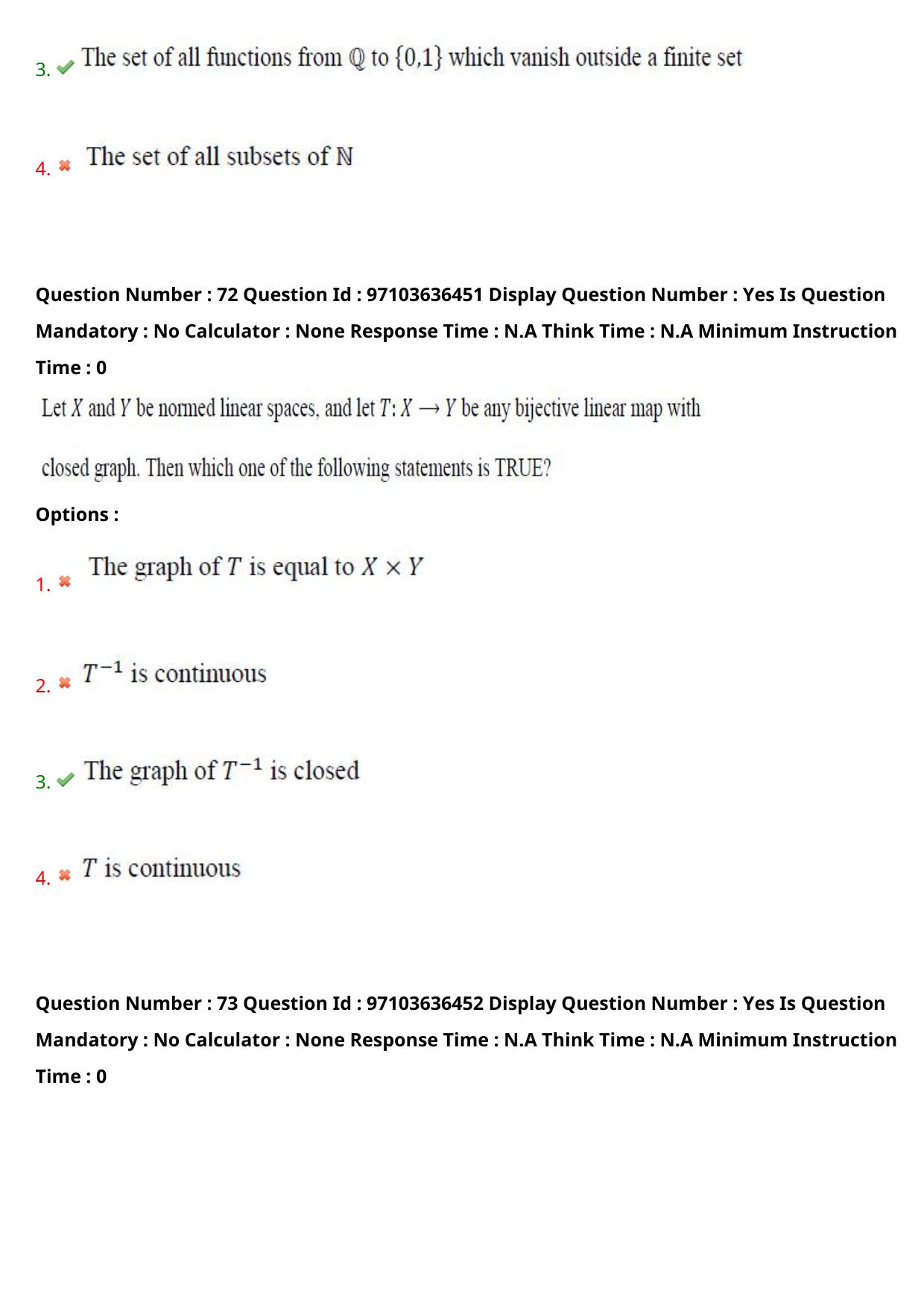 AP RCET 2024 Mathematics Question Paper (04-05-2024 (Saturday) Session-I) - Page 44