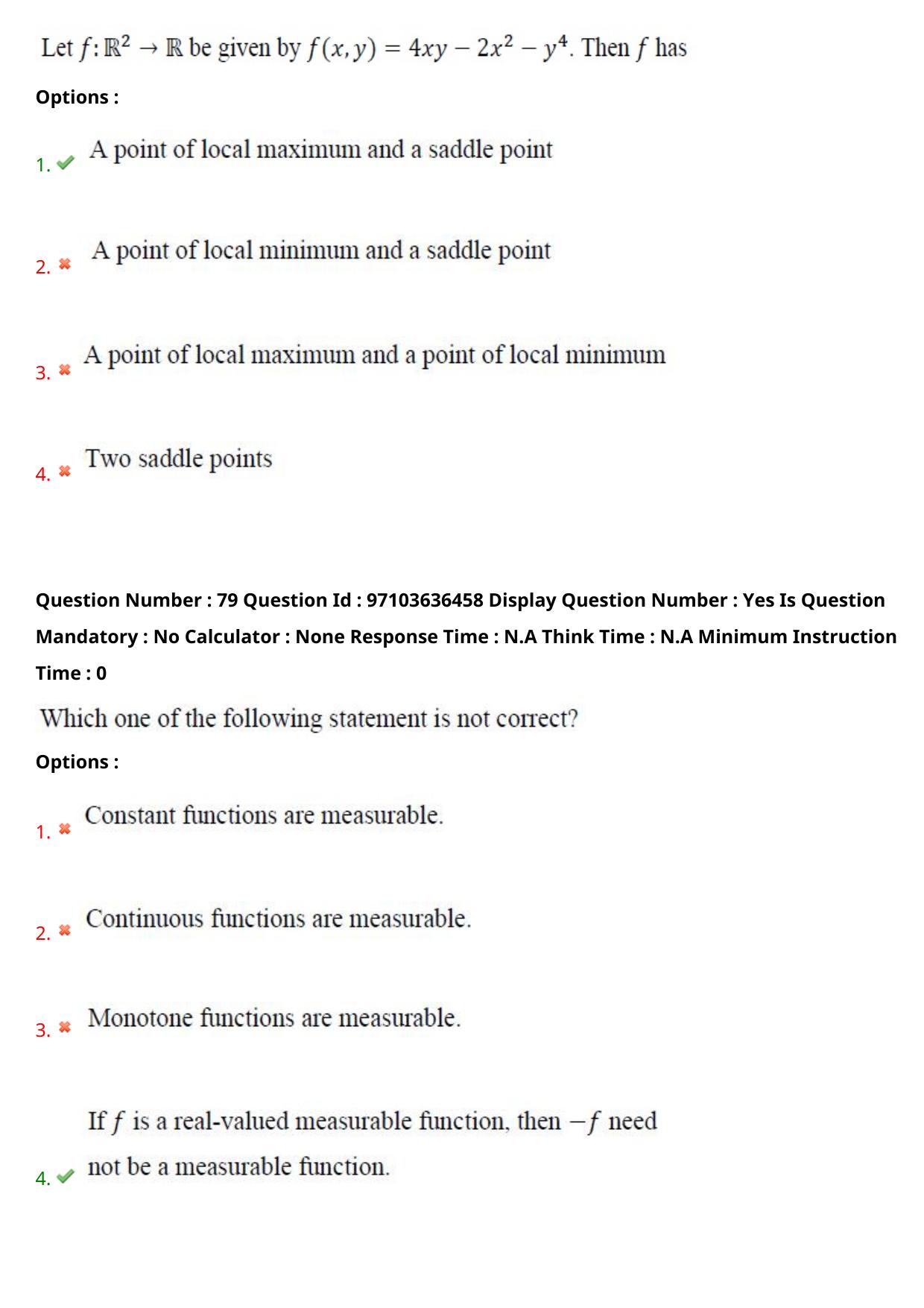 AP RCET 2024 Mathematics Question Paper (04-05-2024 (Saturday) Session-I) - Page 48