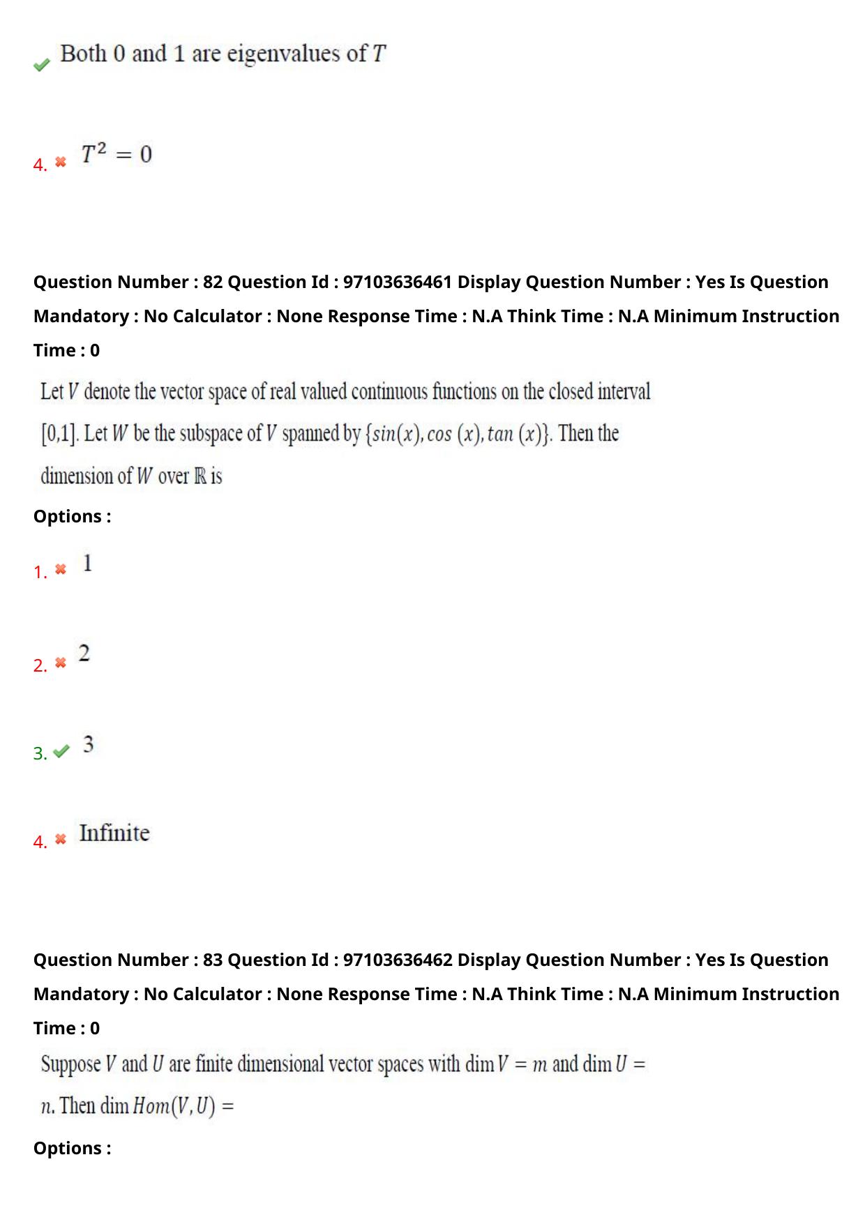AP RCET 2024 Mathematics Question Paper (04-05-2024 (Saturday) Session-I) - Page 50