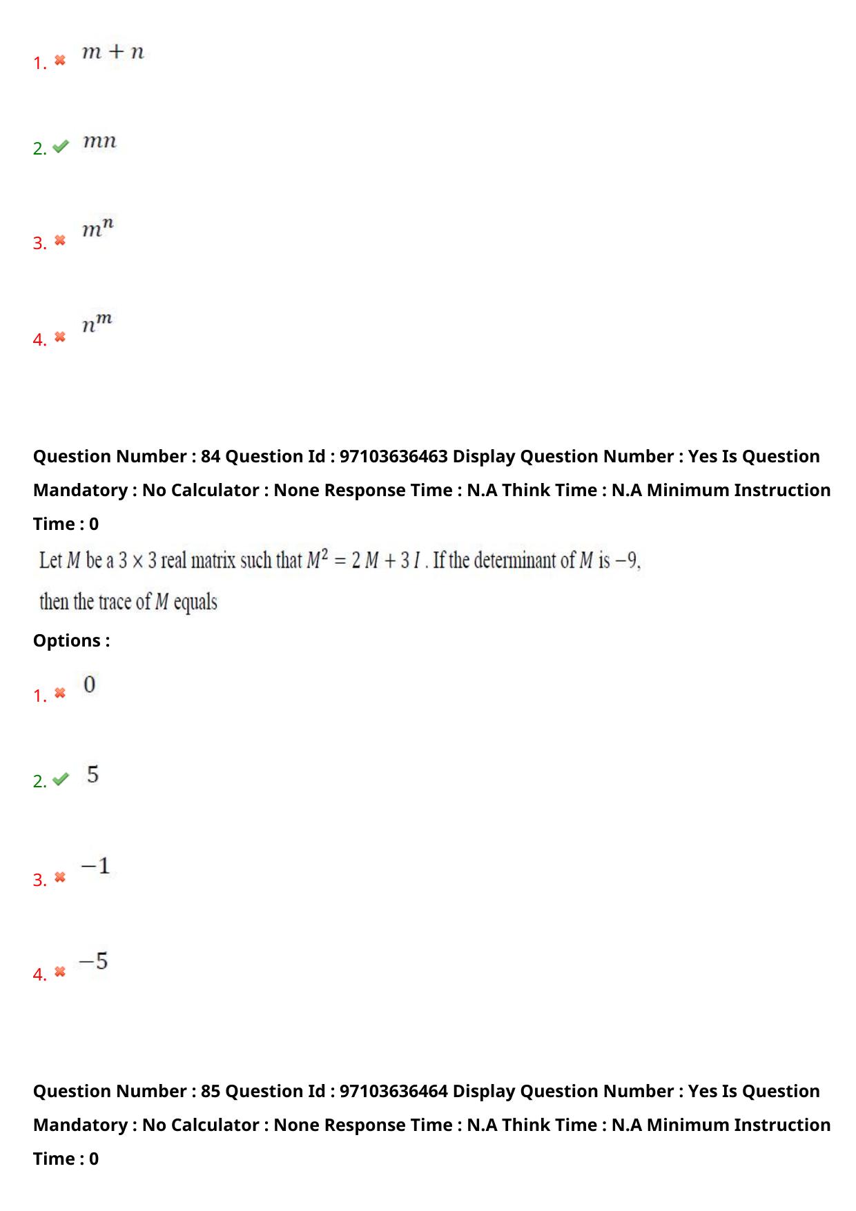 AP RCET 2024 Mathematics Question Paper (04-05-2024 (Saturday) Session-I) - Page 51