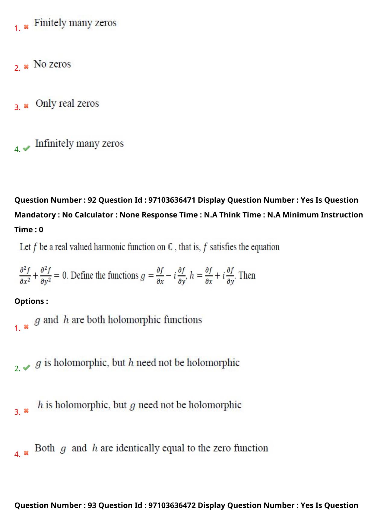 AP RCET 2024 Mathematics Question Paper (04-05-2024 (Saturday) Session-I) - Page 56