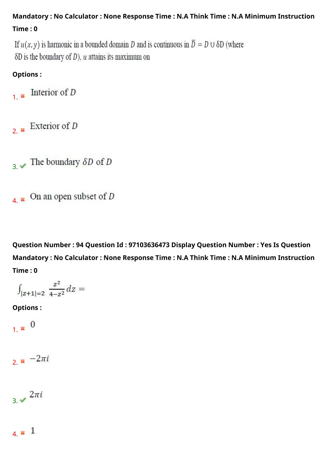 AP RCET 2024 Mathematics Question Paper (04-05-2024 (Saturday) Session-I) - Page 57