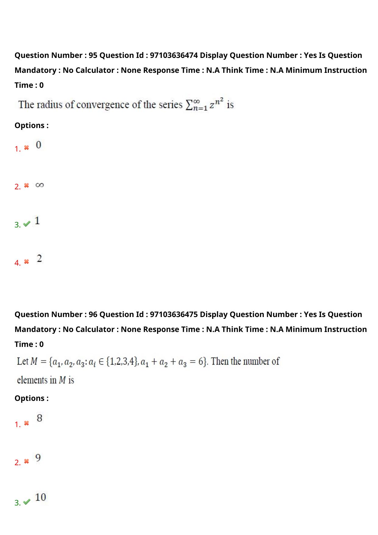AP RCET 2024 Mathematics Question Paper (04-05-2024 (Saturday) Session-I) - Page 58