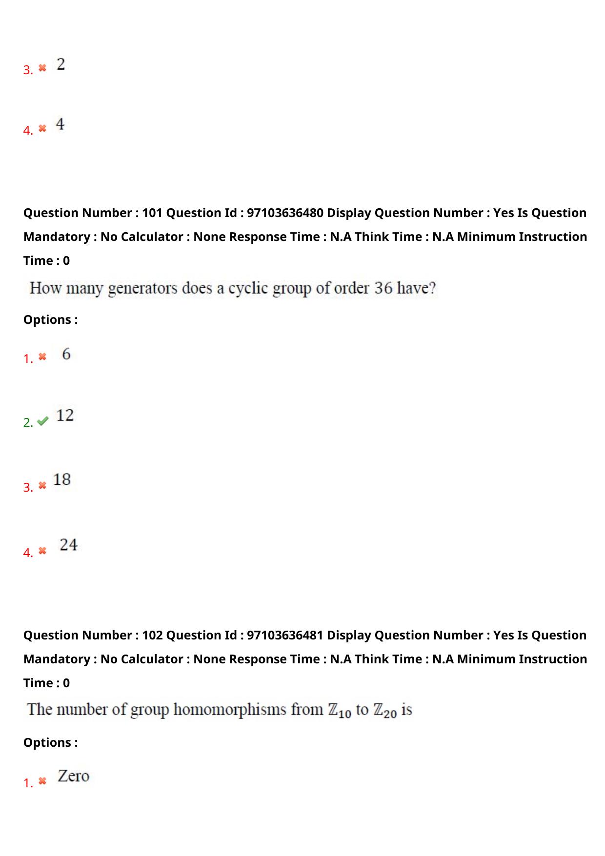 AP RCET 2024 Mathematics Question Paper (04-05-2024 (Saturday) Session-I) - Page 61