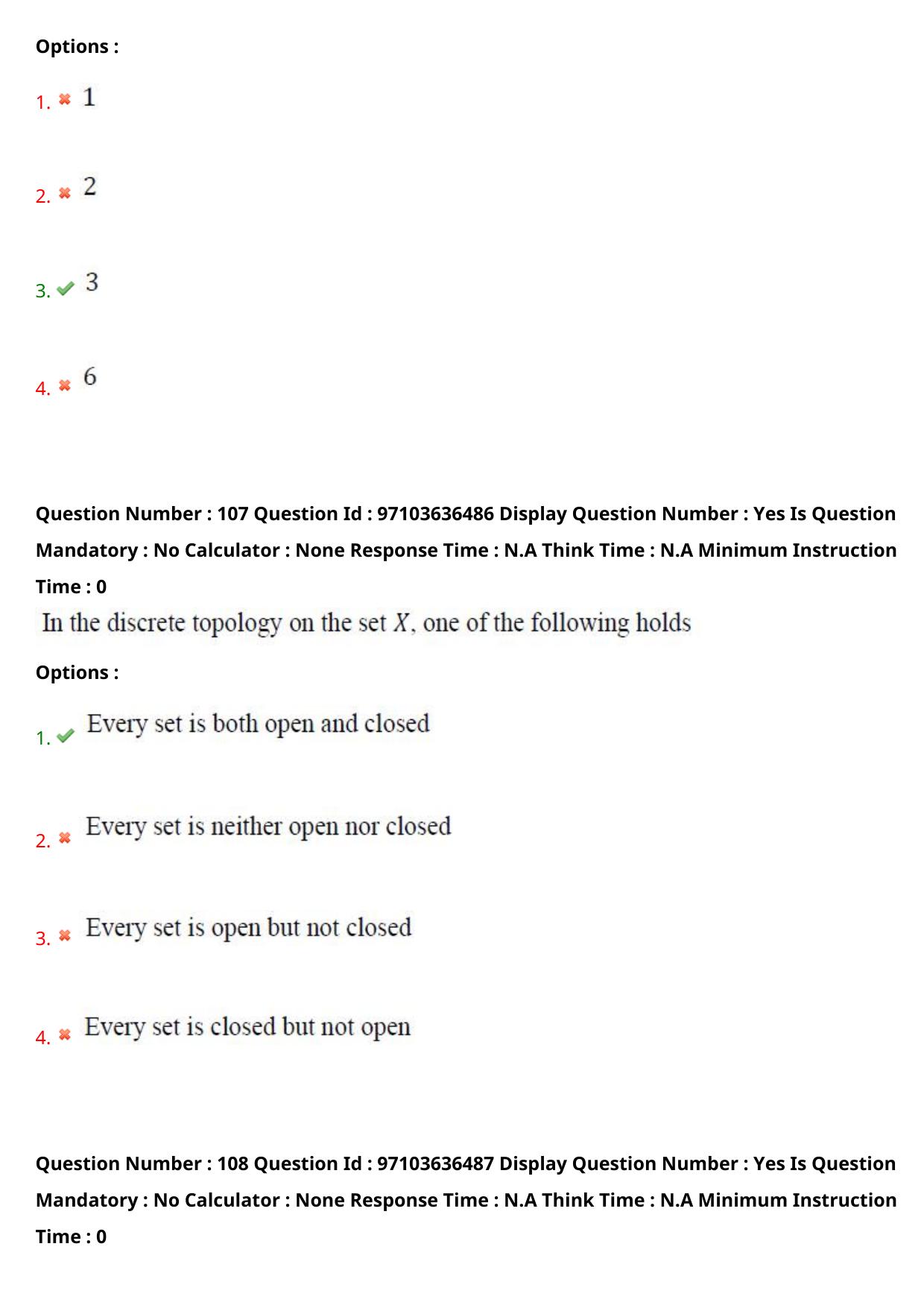 AP RCET 2024 Mathematics Question Paper (04-05-2024 (Saturday) Session-I) - Page 64
