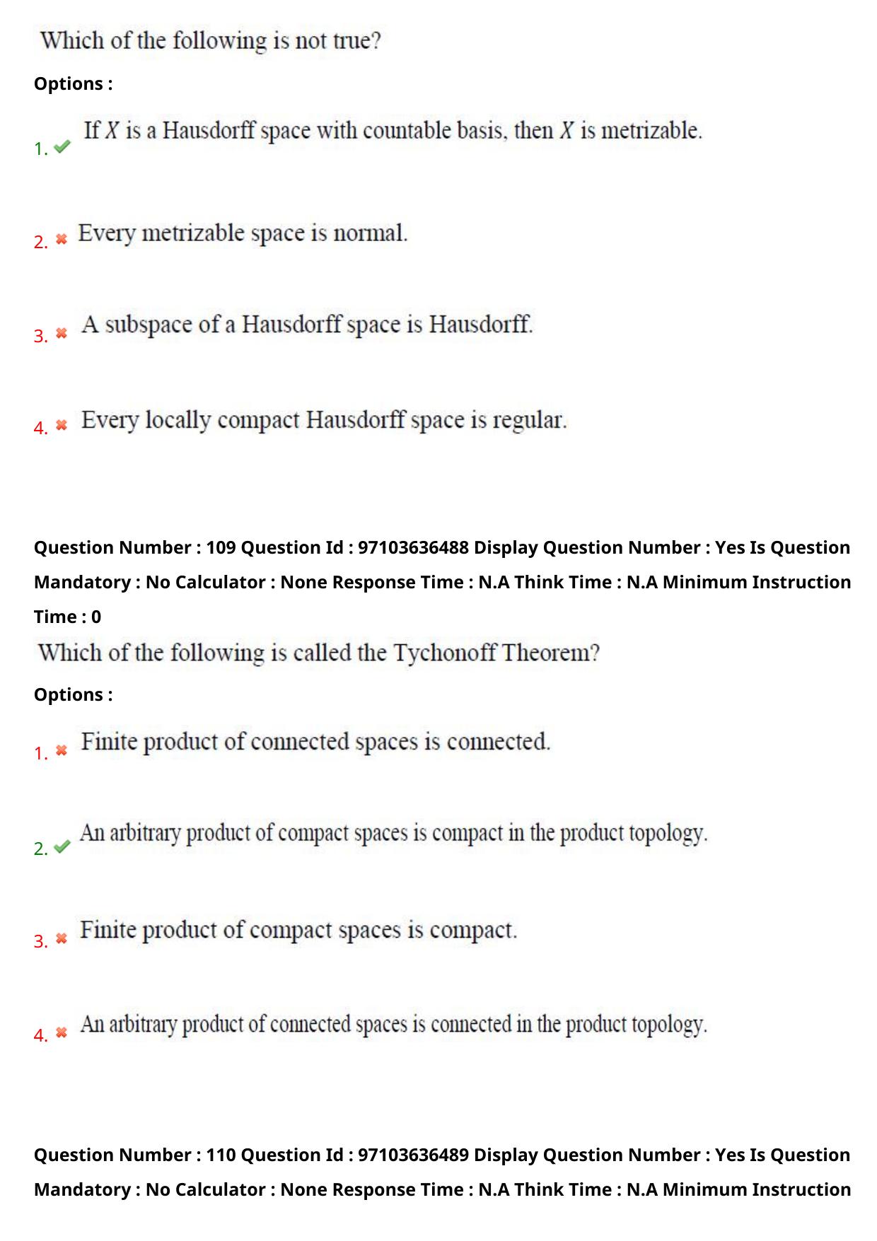AP RCET 2024 Mathematics Question Paper (04-05-2024 (Saturday) Session-I) - Page 65