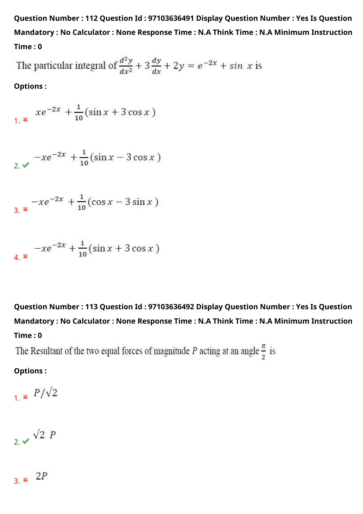 AP RCET 2024 Mathematics Question Paper (04-05-2024 (Saturday) Session-I) - Page 67